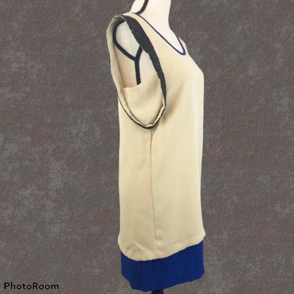 Sequin Color Block Shift Cocktail Party Dress - Elegant Unique